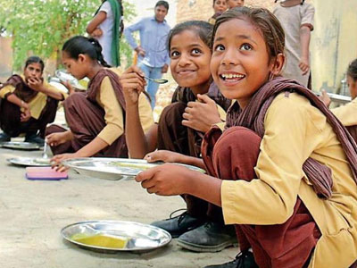 mid-day meal distribution