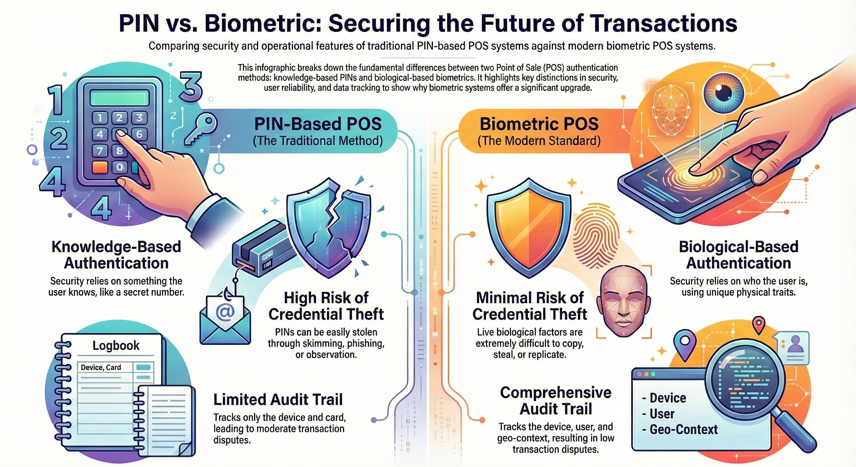 Biometric POS and MicroATM Terminals vs Traditional PIN
