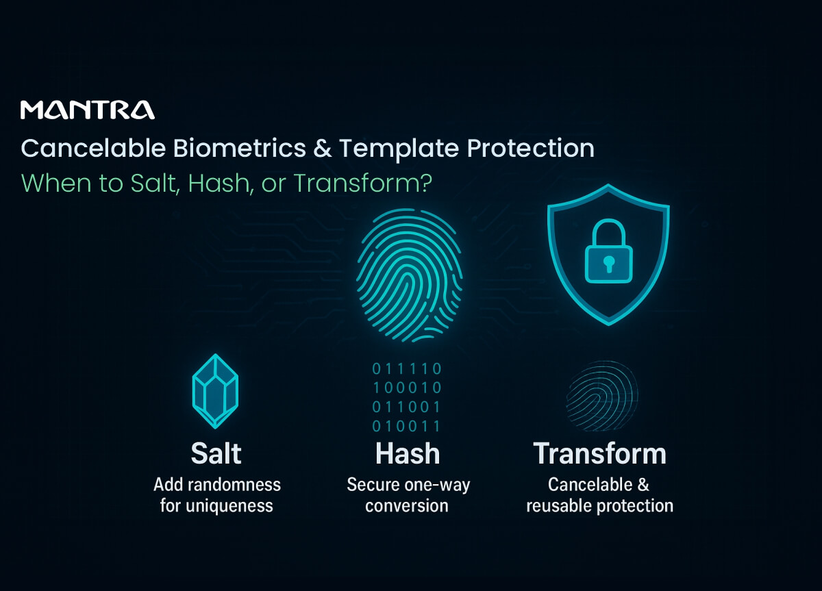 Cancelable Biometrics & Template Protection Salt, Hash, or Transform