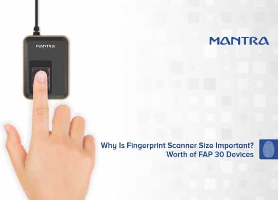 Fingerprint Scanner Size FAP30