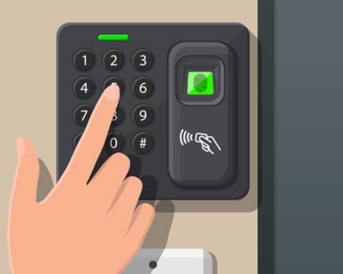 Fingerprint access control for door locks